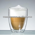 pyrex double wall cappuccino glass cup